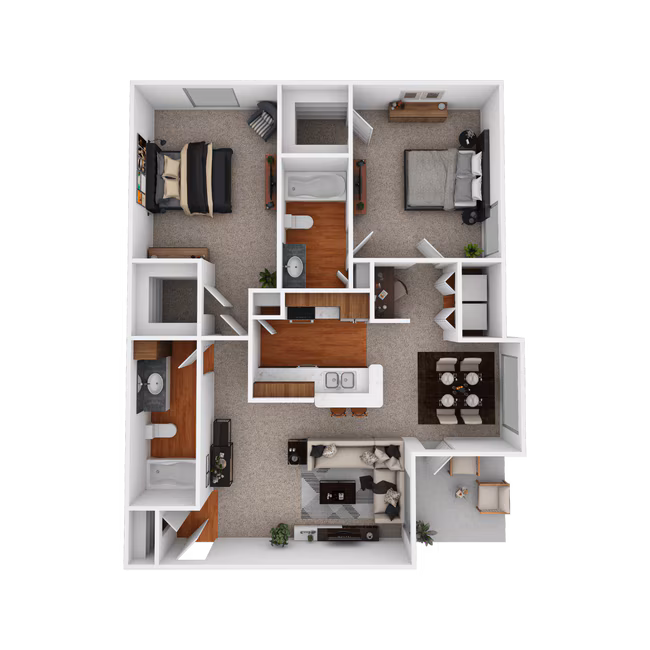 Unit 432 132 floor plan